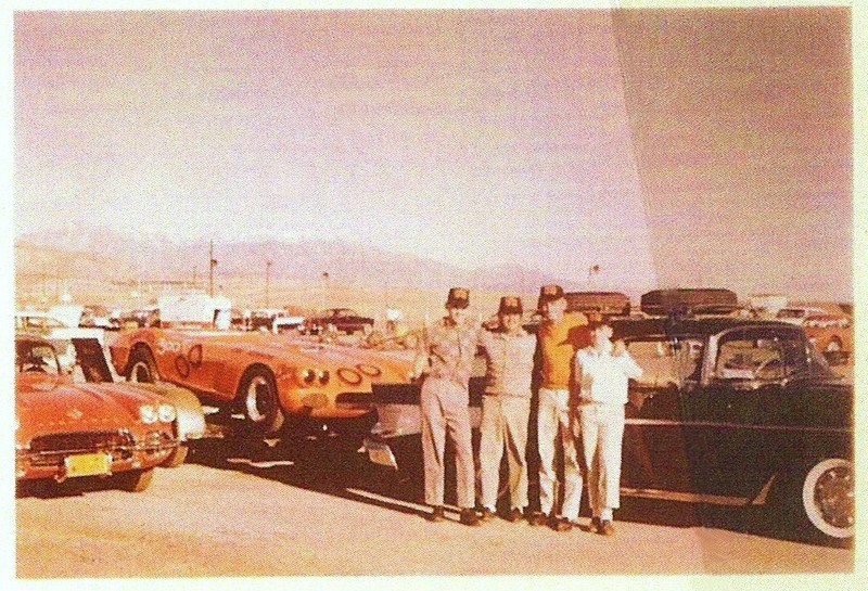 Dave MacDonald runs his the Corvette Special at SCTA Riverside time trials